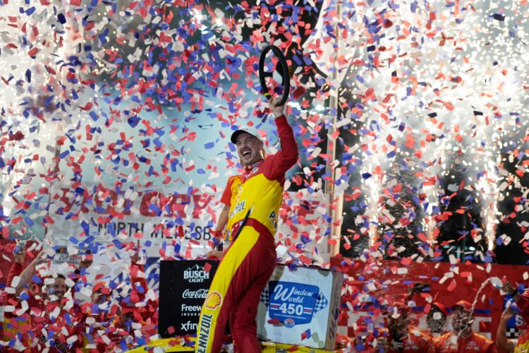 Joey Logano ends victory drought in NASCAR points return to North Wilkesboro